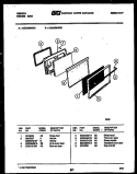 DOOR PARTS Diagram and Parts List for CGC3S5WXC  Gibson Range
