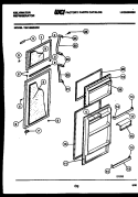 DOOR PARTS Diagram and Parts List for TSK160EN3V  Kelvinator Refrigerator