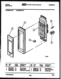 CONTROL PANEL Diagram and Parts List for 56-2369-10-15  Tappan Microwave