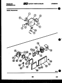 REFRIGERATOR CONTROL ASSEMBLY, DAMP Diagram and Parts List for FPZ24VWFA0  Frigidaire Refrigerator