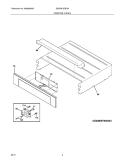 CONTROL PANEL Diagram and Parts List for E30EW75GPS4  Electrolux Wall Oven