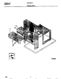 CONTROL PARTS Diagram and Parts List for WAK103F1V1  Frigidaire Air Conditioner