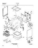 BODY Diagram and Parts List for FEF326AQE  Frigidaire Range