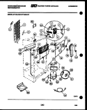 SHELVES AND SUPPORTS Diagram and Parts List for RT164LCW0  Frigidaire Refrigerator