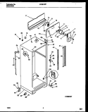 CABINET PARTS Diagram and Parts List for FPES19TPW1  Frigidaire Refrigerator