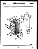 DOOR PARTS Diagram and Parts List for FV16M4WSFD  Gibson Freezer