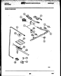 BURNER, MANIFOLD AND GAS CONTROL Diagram and Parts List for 30-2249-00-04  Tappan Range