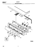 CONTROLS / TOP PANEL Diagram and Parts List for GSG746RFS1  Gibson Dryer