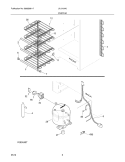 SYSTEM Diagram and Parts List for UL1310A0  Electrolux Freezer