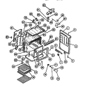 OVEN LINER, SIDE PANELS Diagram and Parts List for REGS37BFL2  Frigidaire Wall Oven