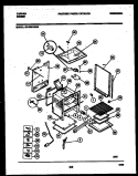 BODY PARTS Diagram and Parts List for 30-4980-08-05  Tappan Range