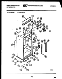 BURNER, MANIFOLD AND GAS CONTROL Diagram and Parts List for PGF716HXD0  Frigidaire Range
