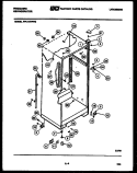 CABINET PARTS Diagram and Parts List for FPCI19TFH0  Frigidaire Refrigerator