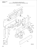 BACKGUARD Diagram and Parts List for FEF377CFBE  Frigidaire Range