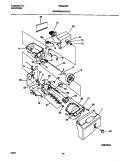 CONTAINER / DRIVE Diagram and Parts List for FRS26ZRFW1  Frigidaire Refrigerator