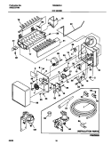 ICE MAKER Diagram and Parts List for FRS26ZGHD3  Frigidaire Refrigerator