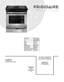 COVER Diagram and Parts List for FFES3015LSC  Frigidaire Range