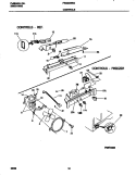 CONTROLS Diagram and Parts List for FRS24WSGW2  Frigidaire Refrigerator