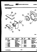 AIR HANDLING PARTS Diagram and Parts List for MH424F2SB  Kelvinator Air Conditioner