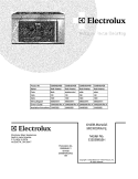 COVER Diagram and Parts List for EI30BM55HWB  Electrolux Microwave