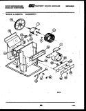 ELECTRICAL AND AIR HANDLING PARTS Diagram and Parts List for WAK087P7V1  Frigidaire Air Conditioner