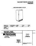 COVER Diagram and Parts List for CFU21M3HW0  Frigidaire Freezer