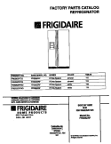 COVER Diagram and Parts List for FRS26ZRFW3  Frigidaire Refrigerator