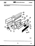 BACKGUARD Diagram and Parts List for 31-3978-00-01  Tappan Range