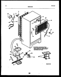SYSTEM AND AUTOMATIC DEFROST PARTS Diagram and Parts List for ATN152BK1  Frigidaire Refrigerator