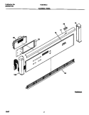 CONTROL PANEL Diagram and Parts List for FEB789CCTE  Frigidaire Wall Oven