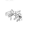 BACKGUARD Diagram and Parts List for CGC4M6DXD  Gibson Range