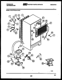 SYSTEM AND AUTOMATIC DEFROST PARTS Diagram and Parts List for FPD17TLIFW3  Frigidaire Refrigerator