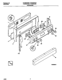 Part Location Diagram of 316100535 Frigidaire PANEL