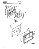 DOOR Diagram and Parts List for FES300BEBB  Frigidaire Range