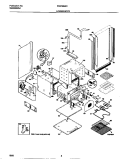 LOWER BODY Diagram and Parts List for FEB798WCCC  Frigidaire Wall Oven
