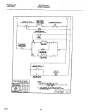 WIRING DIAGRAM Diagram and Parts List for FED300WCDF  Frigidaire Range