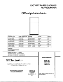 COVER Diagram and Parts List for FRT21LRFW2  Frigidaire Refrigerator