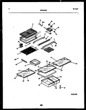 Part Location Diagram of 5303275064 Frigidaire SHELF-GLASS