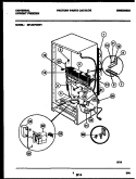 SYSTEM AND AUTOMATIC DEFROST PARTS Diagram and Parts List for MFU20F3BW1  Frigidaire Freezer