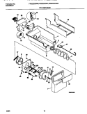 ICE CONTAINER Diagram and Parts List for FRS22ZGGD0  Frigidaire Refrigerator