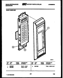 CONTROL PANEL Diagram and Parts List for KM935LXM0  Frigidaire Microwave
