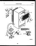 SYSTEM AND AUTOMATIC DEFROST PARTS Diagram and Parts List for GTL160BK2  Frigidaire Refrigerator