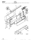 BACKGUARD Diagram and Parts List for TGF356CCSA  Tappan Range