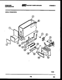 ICE DISPENSER Diagram and Parts List for FPCE22VWFH3  Frigidaire Refrigerator