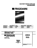 COVER Diagram and Parts List for FDB736GFR5  Frigidaire Dishwasher