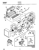 ICE MAKER Diagram and Parts List for GLRSF236JB1  Frigidaire Refrigerator