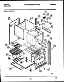 BODY PARTS Diagram and Parts List for 11-5969-00-04  Tappan Wall Oven