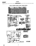 WIRING DIAGRAM Diagram and Parts List for FLXE52RBS1  Frigidaire Washer Dryer Combo