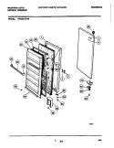 Part Location Diagram of 215366301 Frigidaire FRAME-NAMEPLATE, WHITE