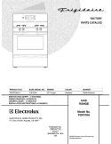 COVER Diagram and Parts List for FGF378ACH  Frigidaire Range